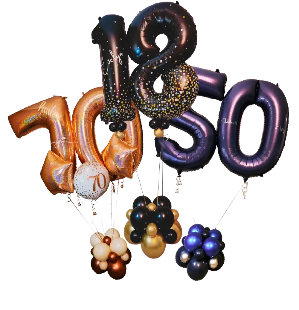 Birthday Balloon Display